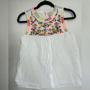 J.Crew embroidered top